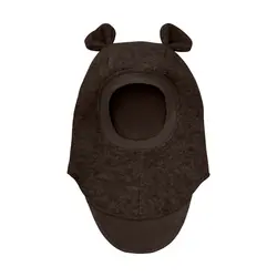 Balaclava Ull - Dark Brown Melange | Kläder - Mössor, vantar och tossor - Mössor & balaclavas | BabyMode