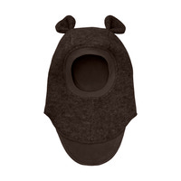 Balaclava Ull - Dark Brown Melange