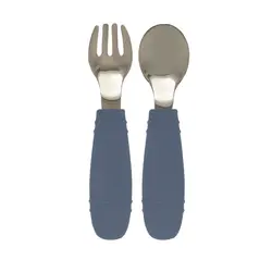 Sked Och Gaffel - Himmelblå | Baby & Barn - Äta - Bestick | BabyMode