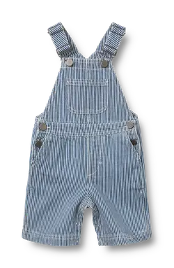 Lykke Hängselbyxor - Denim Stripe