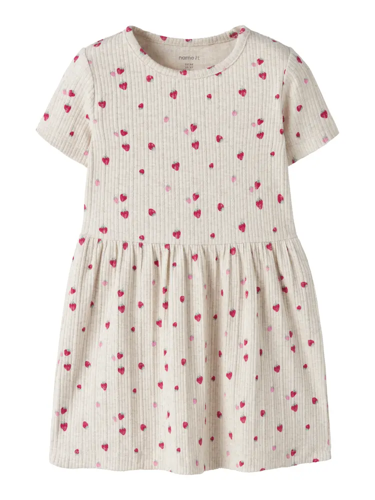 Name It Jelly Slim Klänning - Peyote Melange - 110 | Barnkläder - Toppar - Klänningar - Klänningar | BabyMode
