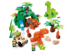 Dinoland med Fordon & Figurer