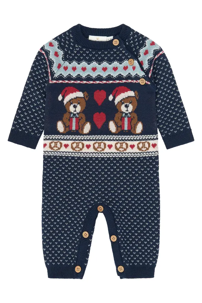 The New Siblings Holiday Jacquard Jumpsuit - Multi Colour - 62