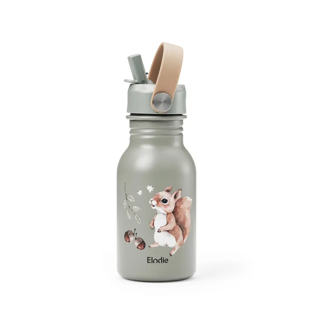 Vattenflaska Rostfritt Stål - Chipmunk Darling | Baby & Barn - Äta - Matlådor & vattenflaskor | BabyMode