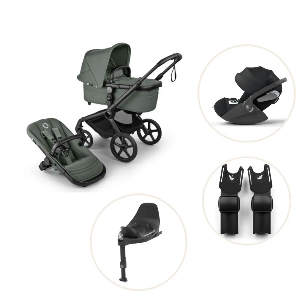 Bugaboo Fox 5 Renew Barnvagn - Forest Green/Black
