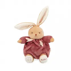 Chubby Rabbit Burgundy 17cm | Leksaker - Nallebjörnar & gosedjur - Nallebjörnar | BabyMode