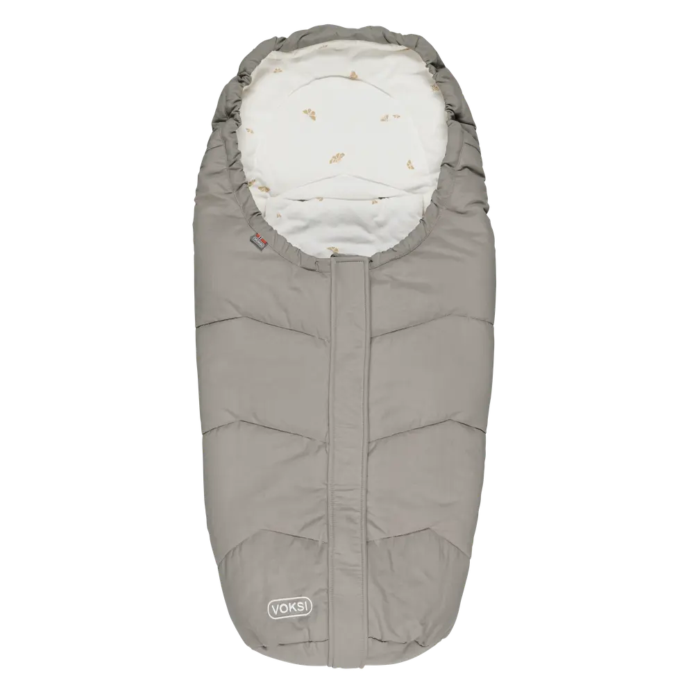Voksi® Move Light Åkpåse - Dark Sand Wings | Barnvagnar - Barnvagnstillbehör - Åkpåsar | BabyMode