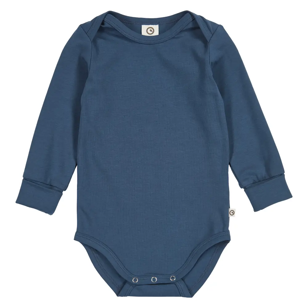 Cozy Me body - Navy - 56 | Barnkläder - Bodys & overaller - Långärmad body | BabyMode