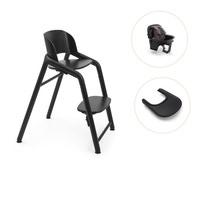 Bugaboo Giraffe Barnstol Inkl. Babyset Och Bricka - Svart