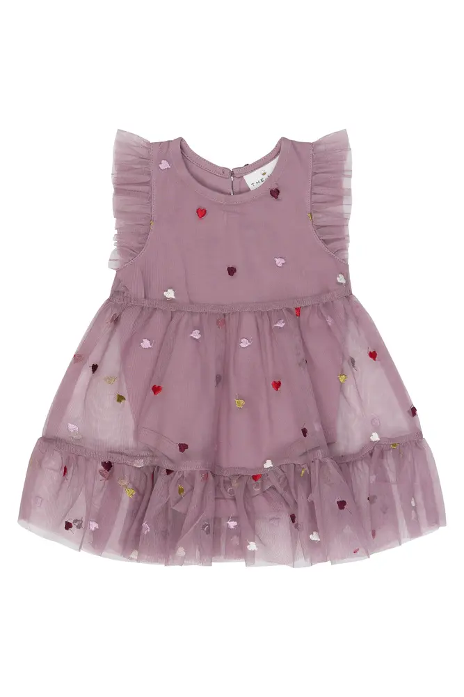 The New Siblings Vadia Mesh Bodyklänning - Elderberry EMB TN - 68