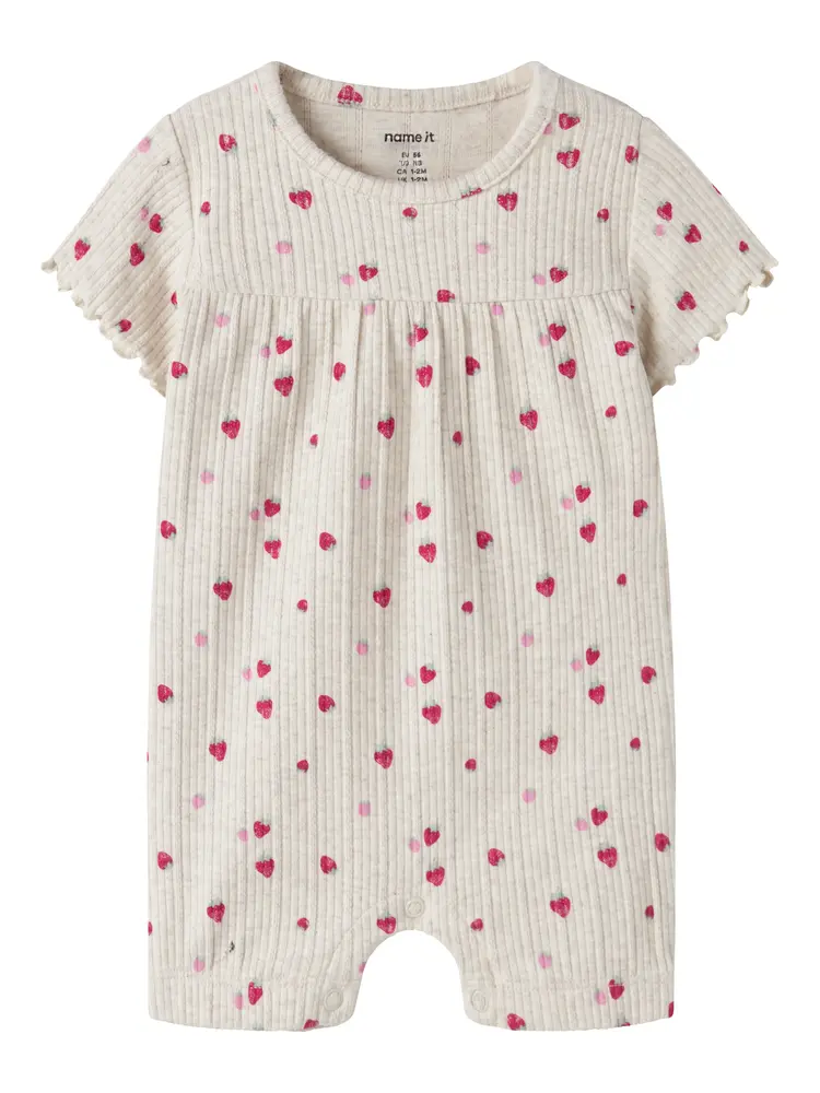 Name It Jelly Jumpsuit - Peyote Melange - 50 | Barnkläder - Underdelar - Hängsel & jumpsuits | BabyMode