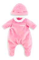 Pyjamas Pink + Hat 12"