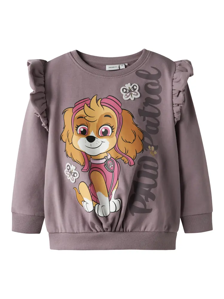 Sweatshirt Sanna Paw - Toadstool - 98 | Barnkläder - Toppar - Koftor, västar & tröjor | BabyMode