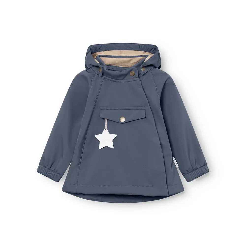 Matwai Softshell Jacka - Ombre blue - 3 ÅR/98 | Barnkläder - Ytterplagg - Softshell & fleece - Softshell | BabyMode