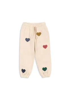 Lou Terry Sweatpants - Multi Heart | Kläder - Underdelar - Byxor | BabyMode