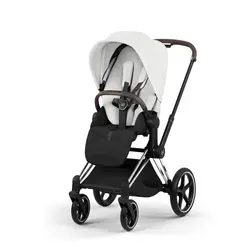Cybex Priam Sittvagn - Style - Off White/Chrome Brown | Barnvagnar | BabyMode