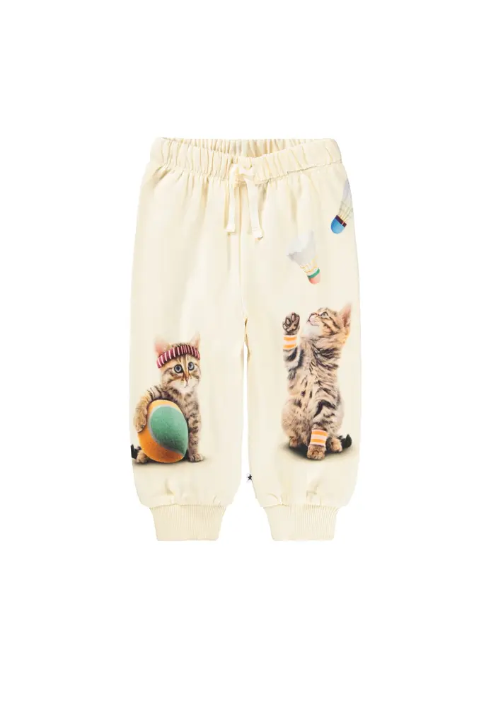 Molo Simeon Byxor - Sporty Paws - 68 | Barnkläder - Underdelar - Byxor | BabyMode