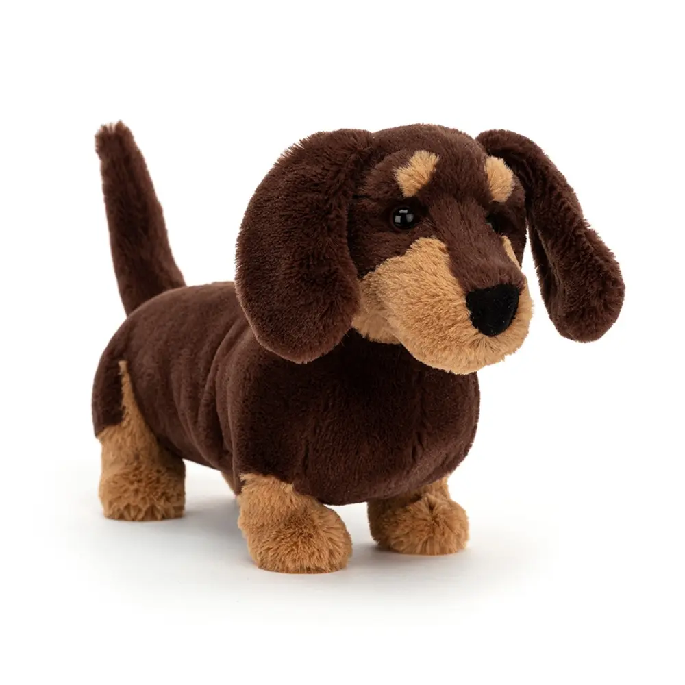 Gosedjur Otto Sausage Dog - Chokladbrun | Leksaker - Nallebjörnar & gosedjur - Nallebjörnar | BabyMode