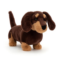 Gosedjur Otto Sausage Dog - Chokladbrun