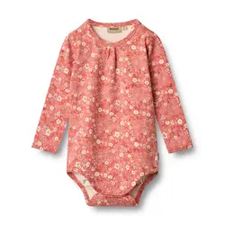 Långärmad Body Liv - Coral Flowers | Kläder - Bodys & overaller - Långärmad body | BabyMode