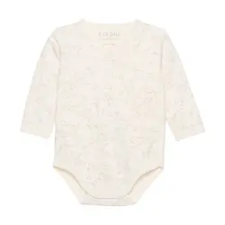 Långärmad Omlottbody - Marshmallow | Kläder - Bodys & overaller - Omlottbody | BabyMode