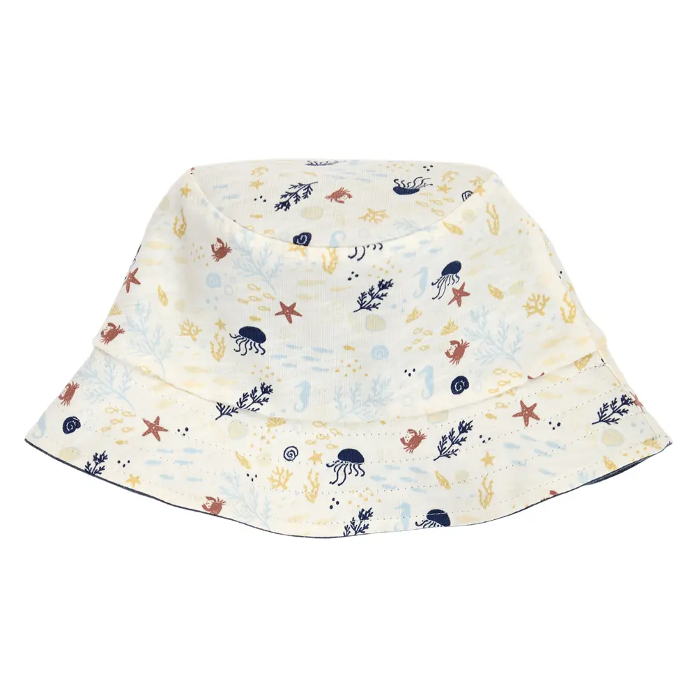 Sea Vändbar Solhatt - Chambray - 56/62 | Barnkläder - Mössor, vantar och tossor - Solhattar | BabyMode