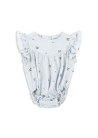 Coco Romper - Cherry Blue Coeur