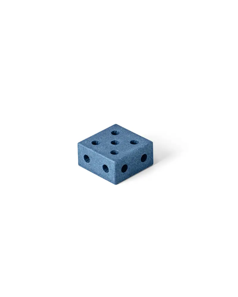 Block Square - Deep Blue | Leksaker - Aktivitetsleksaker - Motorikleksaker | BabyMode