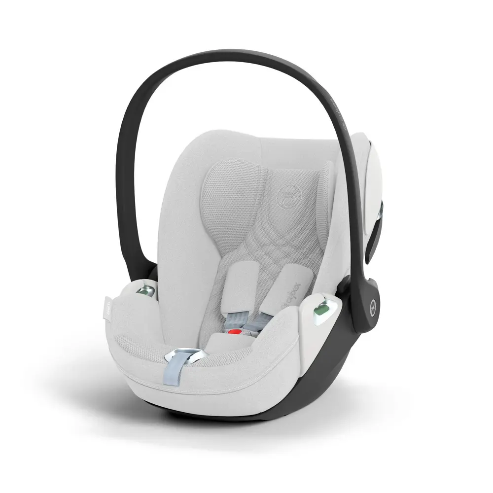 Cybex Cloud T i-Size Plus Babyskydd - Platinum White | Bilbarnstolar - Babyskydd 0-13 Kg | BabyMode