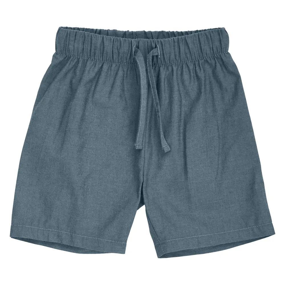 Chambray Shorts - Chambray - 92 | Barnkläder - Underdelar - Shorts | BabyMode