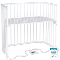 Bedside Crib Säng Boxspring XXL - Vit