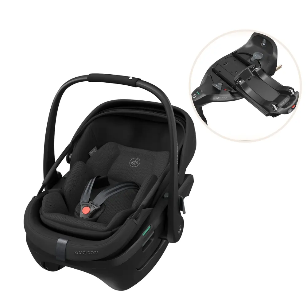 Maxi-Cosi Coral Slide Pro Babyskydd - Onyx Black