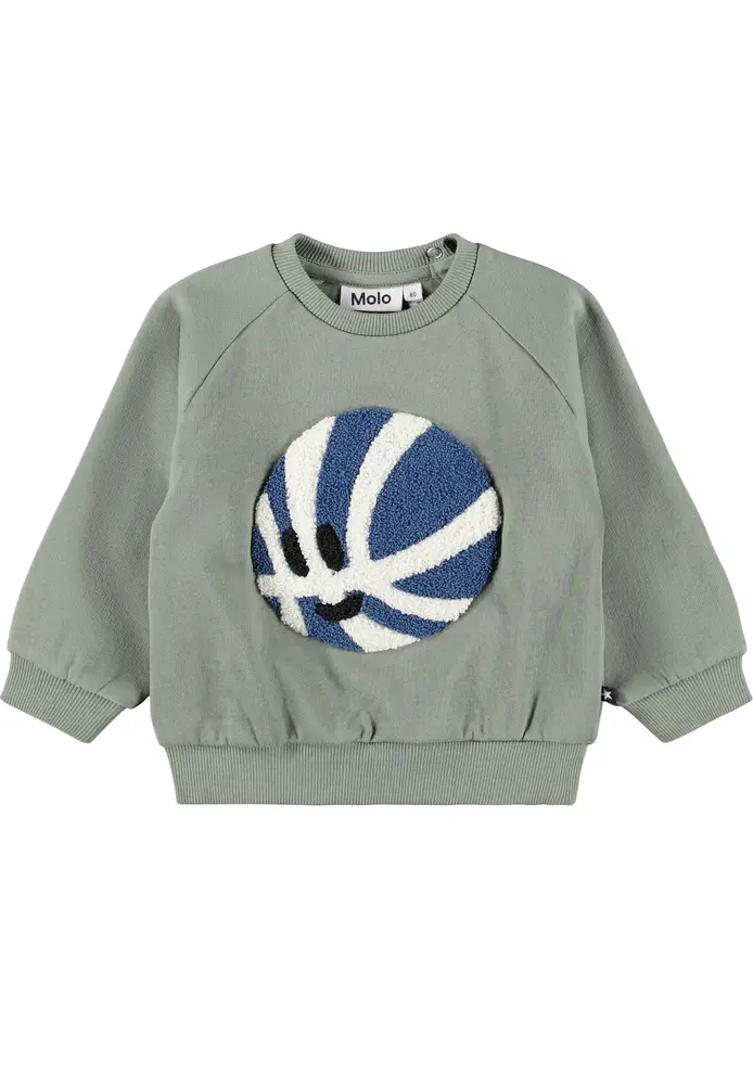 Molo Disc Sweatshirt - Cladonia - 56 | Barnkläder - Toppar - Koftor, västar & tröjor | BabyMode