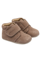 PomPom Prewalker Velcro Suede Tofflor - Fossil Brown