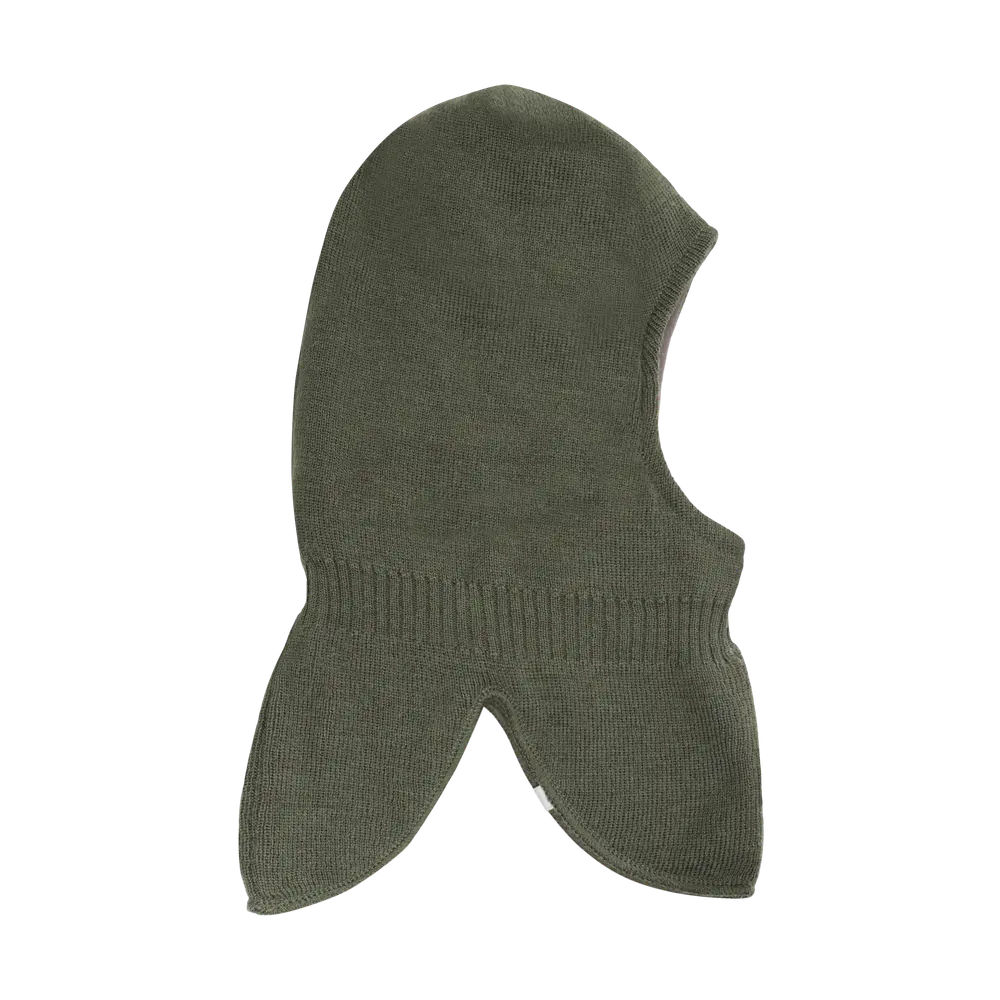 Minymo Stickad Balaclava - Beetle - 52