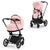 Priam Duovagn - peach pink/matt black