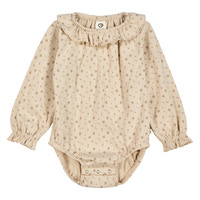 Långärmad Body Aster Rib - Oak/ Nostalgia Rose/ Beige