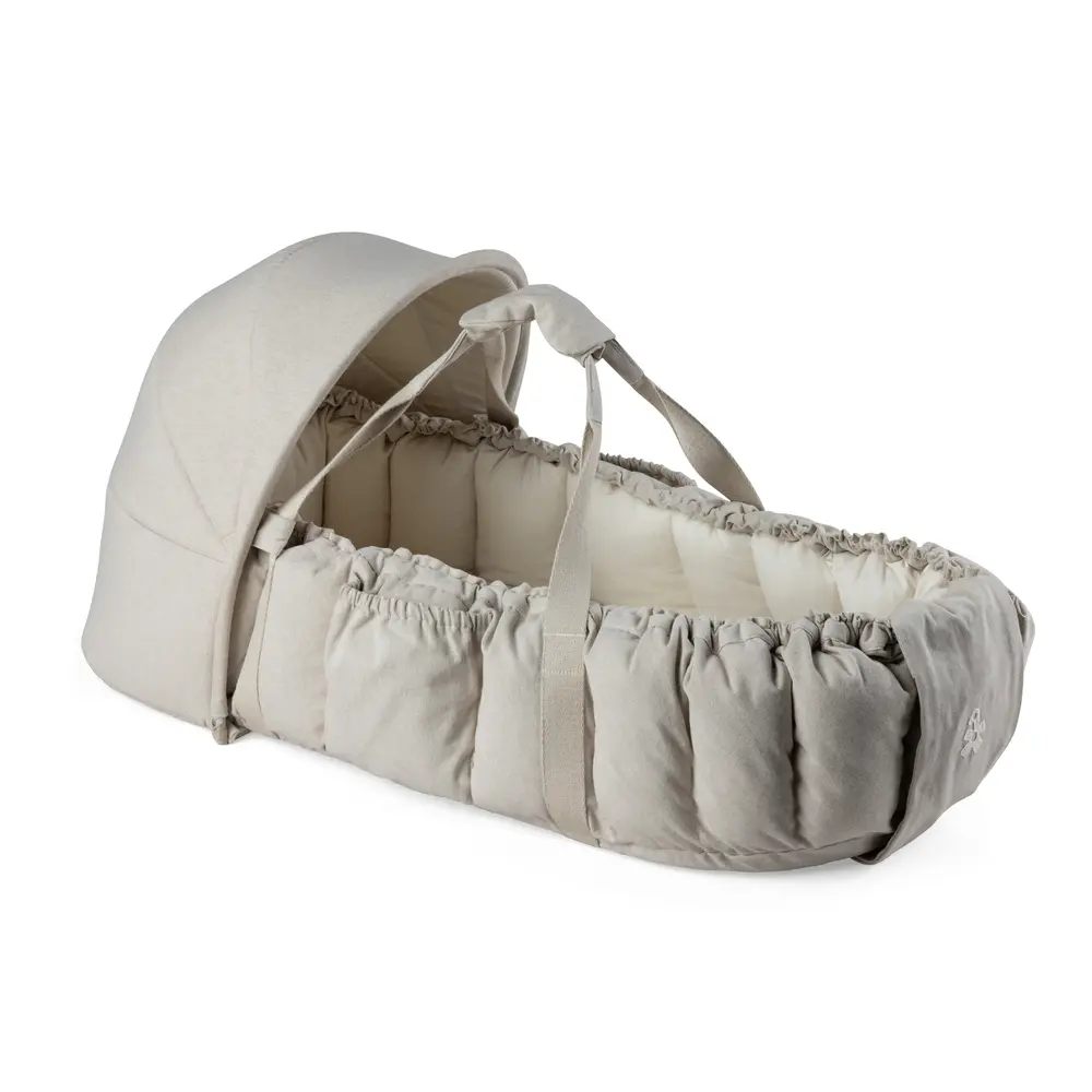Sebra 3-i-1 Babynest + Sufflett - Morning Beige Melange