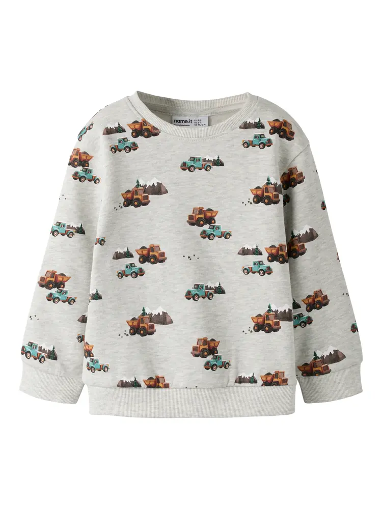 Name It Onikian Sweatshirt - Light Grey Melange - 116