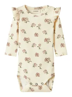 Långärmad Body Gavo Slim - Turtledove | Kläder - Bodys & overaller - Långärmad body | BabyMode