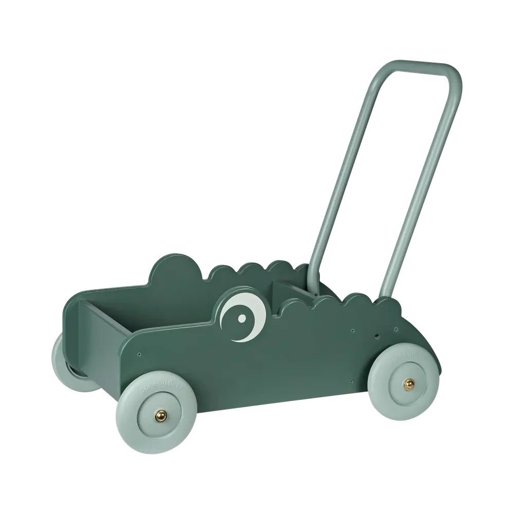 Croco Lära Gå Vagn Grön
