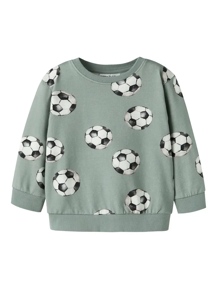 Name It Louie Sweatshirt - Green Milieu - 116