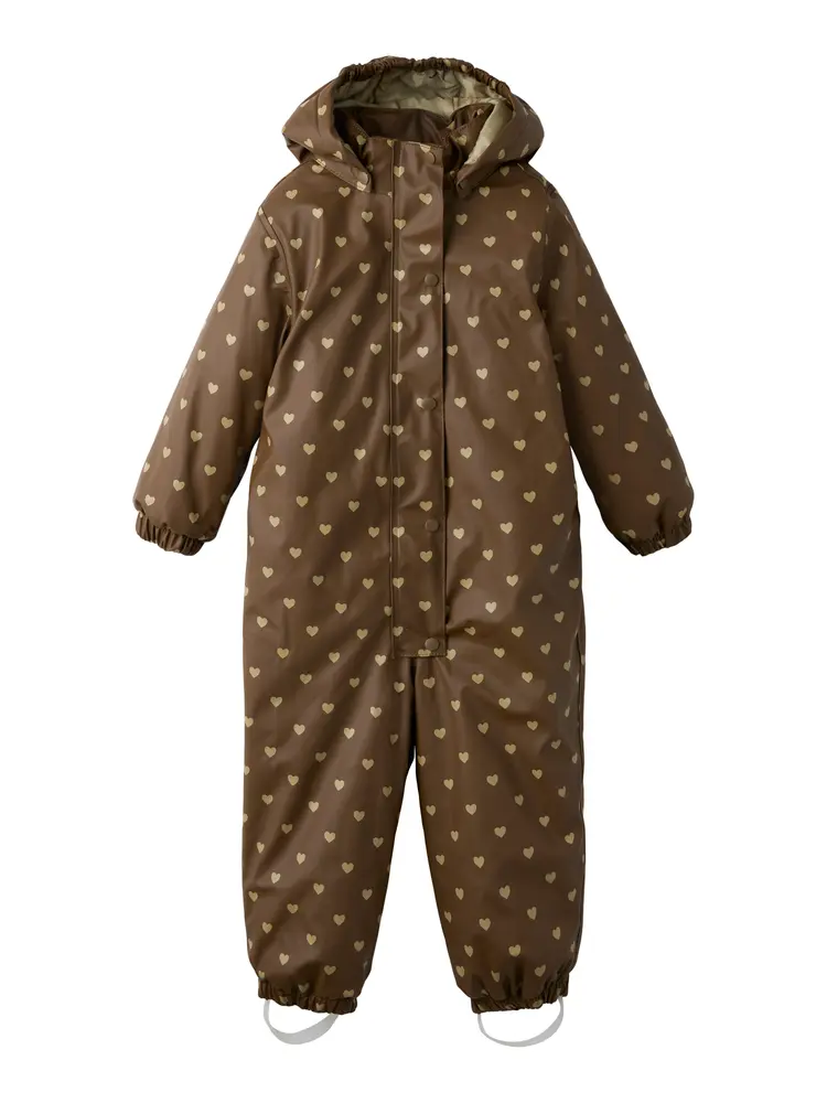 Lil' Atelier Ladry10 Pad Vinteroverall - Dark Earth - 116