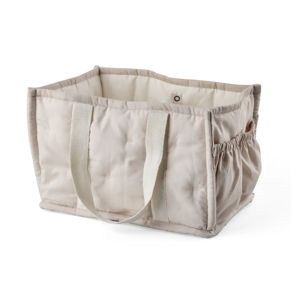 Tusle Förvaringskorg med/handtag, morning beige | Baby & Barn - Sköta - Skötbordsförvaring | BabyMode