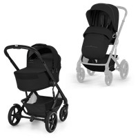 Cybex Talos S Lux Inkl. Hopfällbar Liggdel - Moon Black