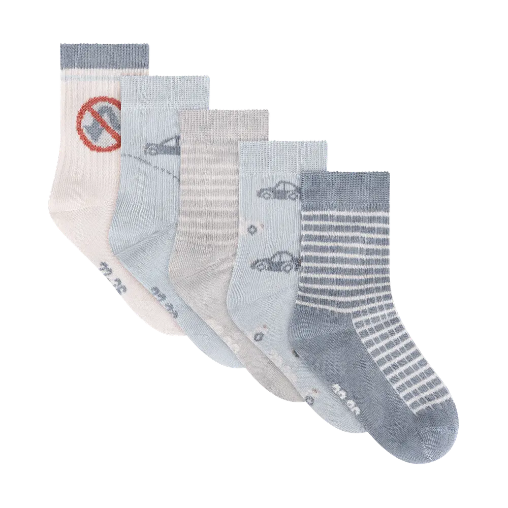 Bekids Strumpor 5-pack - Ice Flow - 23\26 | Barnkläder - Strumpor & strumpbyxor - Strumpor | BabyMode