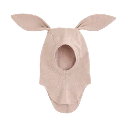 Balaclava m. Öron Bomullsrib - Camel Melange | Kläder - Mössor, vantar och tossor - Mössor & balaclavas | BabyMode
