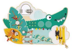 Tropic - Crocodile Activity Board | Leksaker - Babyleksaker - Aktivitetsleksaker | BabyMode