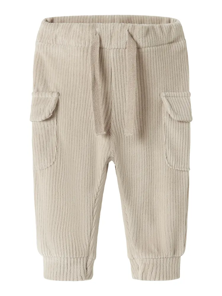 Name It Room Velour Byxor - Island Fossil - 62