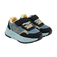 Sneaker m. Kardborreband - Coronet Blue